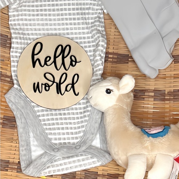 Monthly milestones Cards / photo props / wood markers - Picture 2 of 3